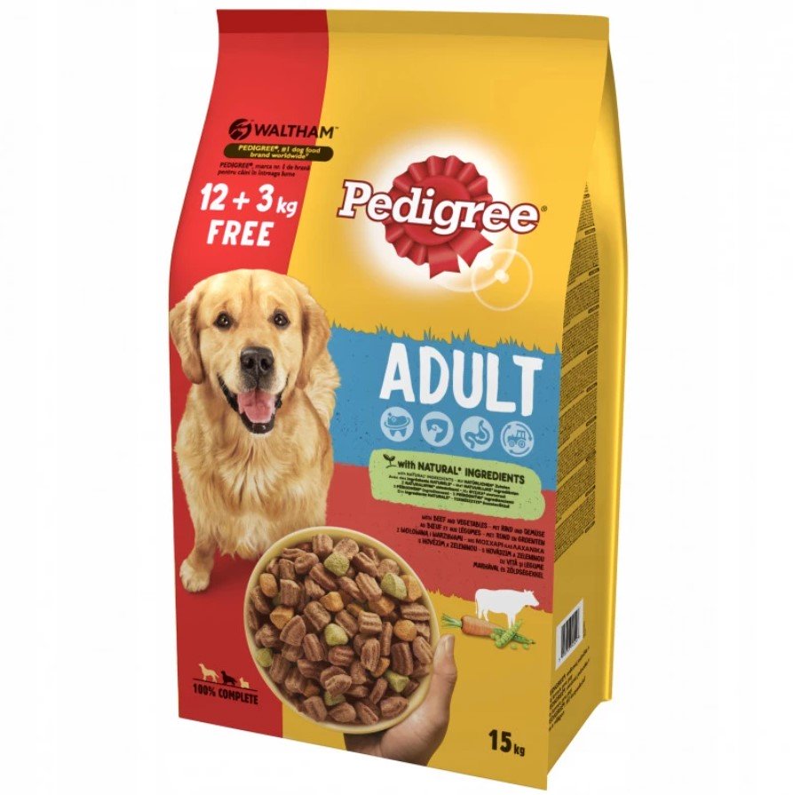 Pedigree Adult Trockenfutter Mit Rindfleisch Kg Kg Hund