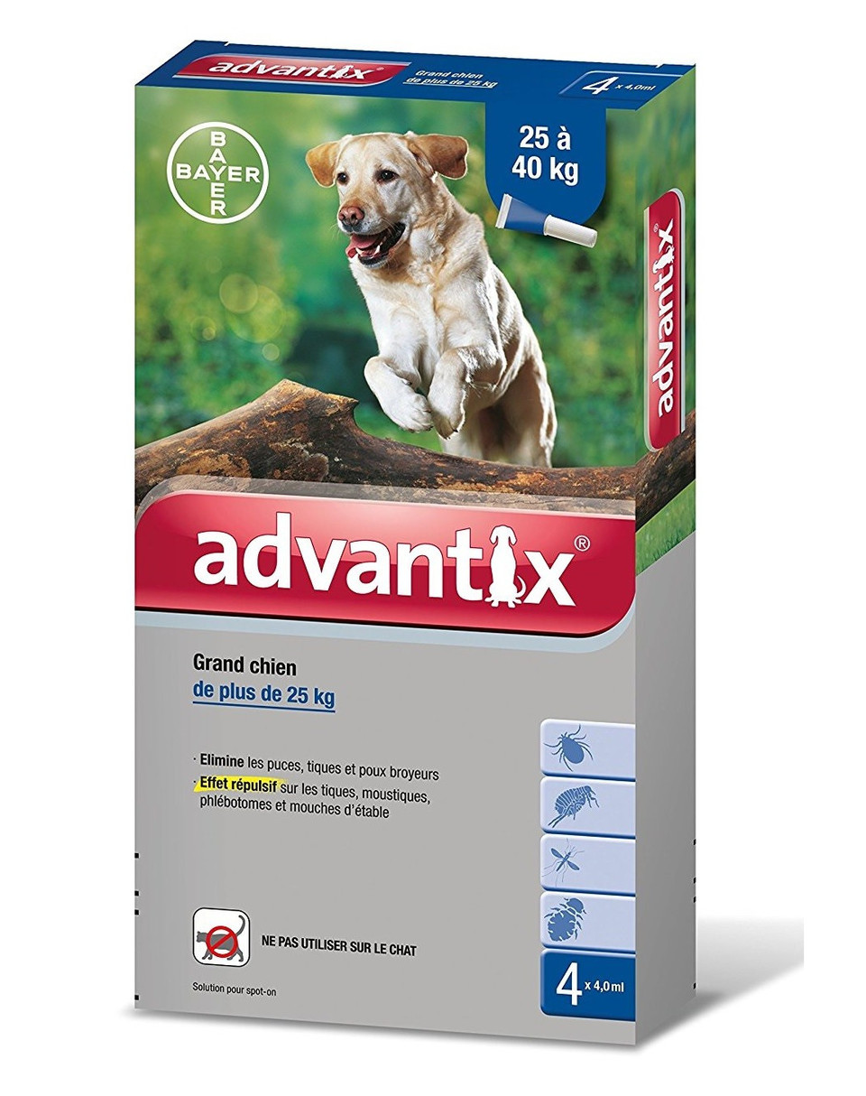 Advantix - Präparate schützen Ihren Hund wirksam vor Zecken.