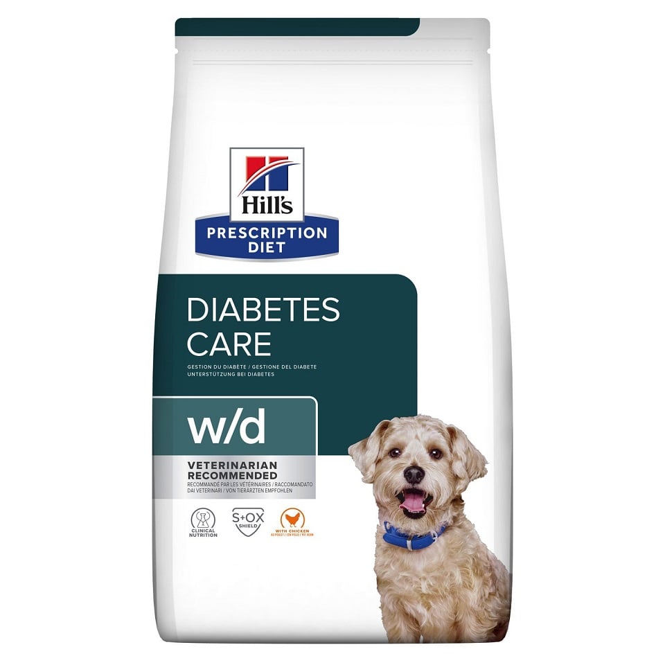 HILL'S Prescription Diet w/d Diabetes Care Chicken Adult 20 kg ...