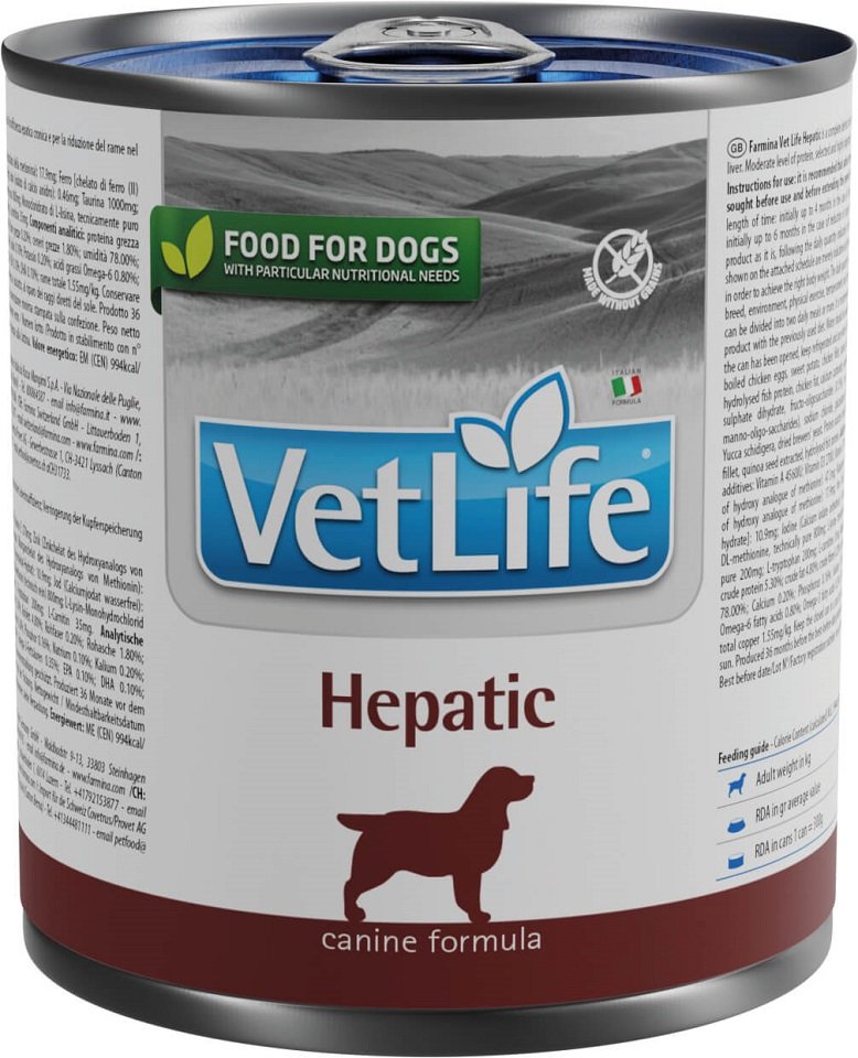 FARMINA VetLife Natural Diet Dog Hepatic 300 g :: Hund :: Hundefutter ...