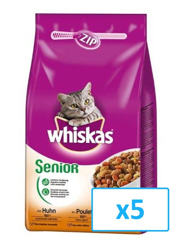 WHISKAS - 7 - Senior natvoer zakjes - 84 x 85 g