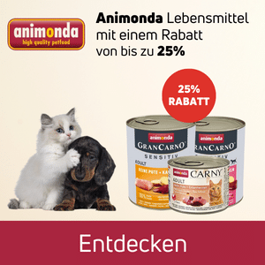 Aktion ANIMONDA Rabatt bis zu -25%