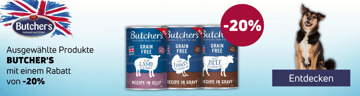 Aktion BUTCHERS mit -20% Rabatt