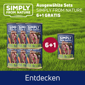 Aktion SIMPLY FROM NATURE Nassfutter 6+1 GRATIS