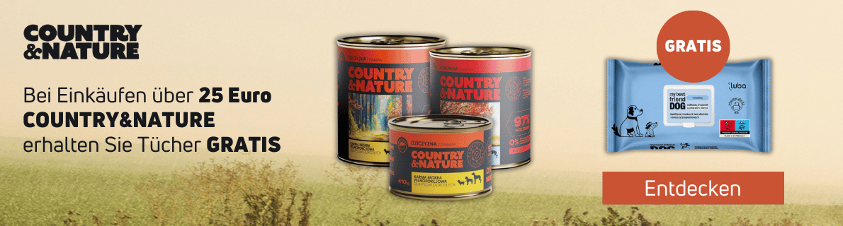 Aktion COUNTRY&NATURE Bei Bestellungen über 25 Euro erhalten Sie Tücher GRATIS!