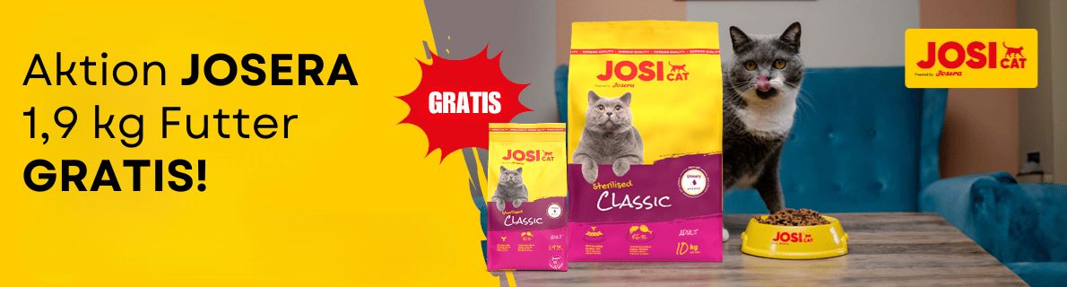 Aktion JOSERA JosiCat 10 kg + 1,9 kg GRATIS!