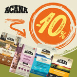 Aktion ACANA -10% Rabatt auf 1,8 kg und 2 kg Futter