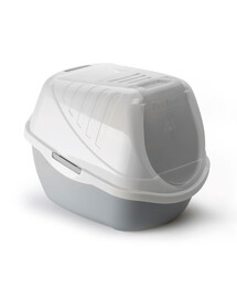 PET INN Kuweta toaleta dla kota 54x40x40 cm szary