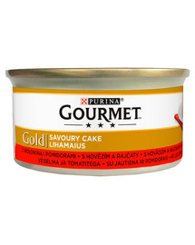 GOURMET Gold Savoury Cake Mit Rindfleisch und Tomaten 85 g