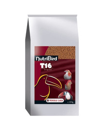VERSELE-LAGA NutriBird T16 Pflegefutter für Tukaner, Turakos und andere große Obstfressende Vögel 10 kg