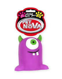 PET NOVA DOG LIFE STYLE Spielzeugmonster 10cm violett