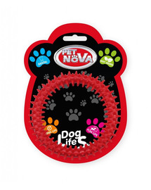 PET NOVA DOG LIFE STYLE Kauspielzeug Dental Minze Aroma 12,5cm Rot