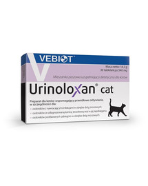 VEBIOT Urinoloxan cat 30 Tabletten Katzen Nahrungsergänzung für die Harnwege