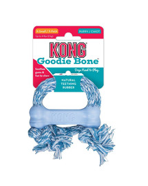 KONG Puppy Goodie Bone with Rope XS