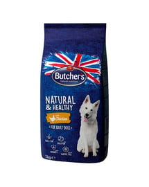 BUTCHER'S Natural&Healthy Dog Dry mit Huhn 3 kg