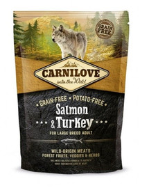 CARNILOVE Salmon&Turkey Adult large breed Lachs Truthahn 4 kg