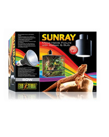 EXOTERRA SunRay Halogenlampe mit Glühbirne und Vorschaltgerät 70W
