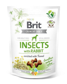 BRIT Care Dog Crunchy Crakcer Insect & Rabbit 200 g