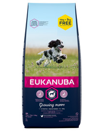 EUKANUBA Growing Puppy Medium Breed 18 kg