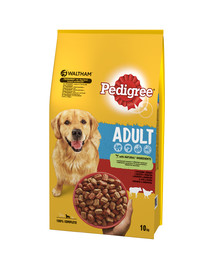 PEDIGREE Adult mit Rindfleisch und Geflügel 10 kg