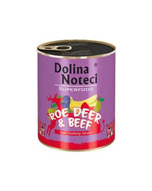 DOLINA NOTECI Premium SuperFood Rehe und Rindfleisch 6 x 800 g