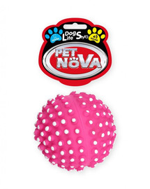 PET NOVA DOG LIFE STYLE Kauspielzeug Igellball 6,5cm rosa