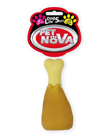 PET NOVA DOG LIFE STYLE Kauspielzeug Hühnerbein 13cm