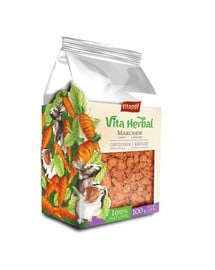 VITAPOL Vita Herbal Getrocknete Möhren für Nager und Kaninchen 100 g