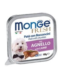 MONGE Fresh Pastete mit Lamm 100 g