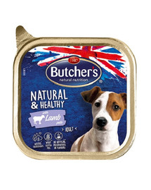 BUTCHER'S Natural&Healthy Dog Pastete mit Lammfleisch 150 g