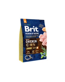BRIT Premium By Nature Junior Medium M 3 kg