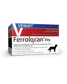 VEBIOT Ferroloxan dog 60 tabs Eisenmangelergänzung für Hunde