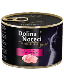DOLINA NOTECI Premium Junior Truthahn-reiches Kätzchenfutter 185 g