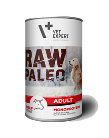 VETEXPERT Hundenassfutter – Raw Paleo Adult Rind 400g