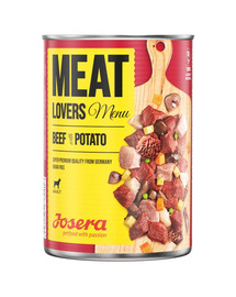 JOSERA Meatlovers Menu Rindfleisch mit Kartoffeln 6x800 g