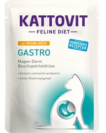 KATTOVIT Feline Diet Gastro Huhn + Reis 85 g