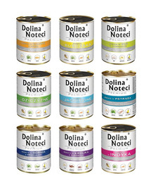 DOLINA NOTECI Gemischte Geschmacksrichtungen für Hunde 800 g x 27 Stück