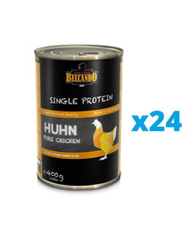 BELCANDO Single Protein Huhn Nassfutter 24x400 g
