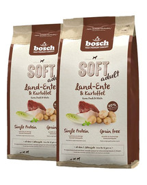 BOSCH SOFT Adult Land-Ente & Kartoffel 25 kg (2 x 12,5 kg)