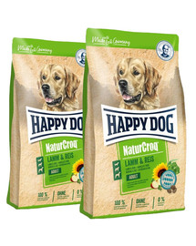 HAPPY DOG NaturCroq Lamm & Reis 30 kg (2 x 15 kg)