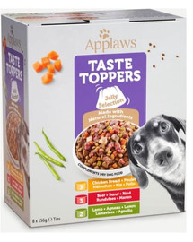 APPLAWS Applaws Dog Tin 8x156g Jelly Multipack