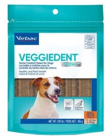 VIRBAC Veggiedent Fresh S (5-10 kg) Hundekauartikel 15 Stk.