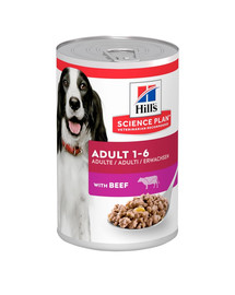 HILL'S Science Plan Canine Adult Beef 370 g für ausgewachsene Hunde mit Rindfleisch