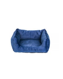 FERA Glamour Schlafsofa rechteckig blau XL 75x85x29 cm