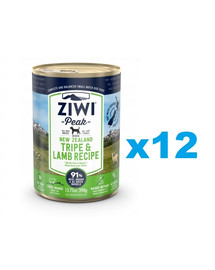 ZIWIPEAK Dog Tripe&Lamb Kutteln&Lamm 12 x 390 g