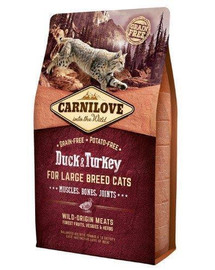 CARNILOVE Cat Large Breed Duck 6 kg