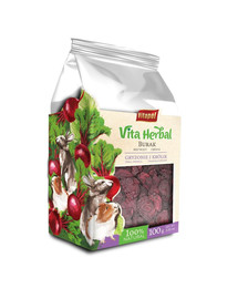 VITAPOL Vita Kräuter Rote Beete für Nager und Kaninchen 100 g