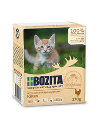 BOZITA Kitten Häppchen in Sosse mit Hühnchen 16x370 g