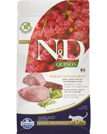 FARMINA N&D Cat Quinoa WEIGHT MANAGEMENT Lamb & Broccoli 1.5 kg