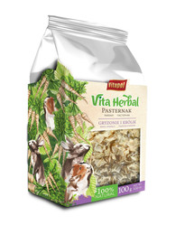 VITAPOL VITAHERBAL Kräutergemüsesnack für Nager und Kaninchen 100 g